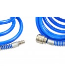 Furtun pneumatic spiralat, cuplare rapida, PU 8x12mm 10m - G01160