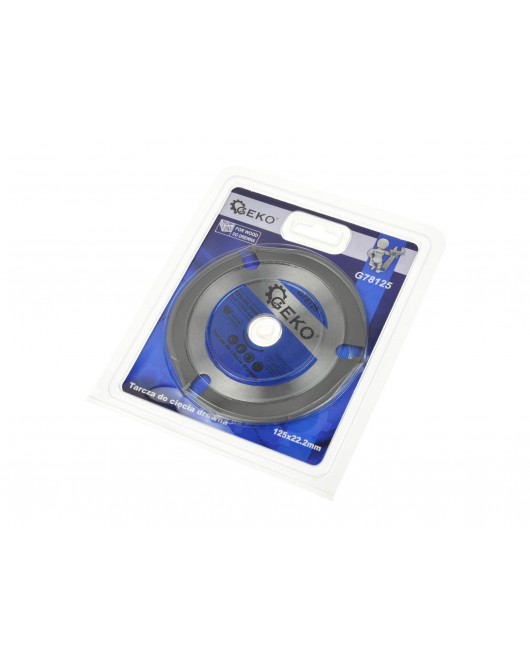 Disc de taiere lemn pentru polizor unghiular 125X22,23mm - G78125