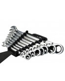 Set chei combinate cu clichet 8buc 8-22mm - G10338