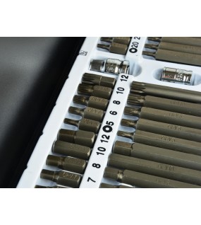 Set chei torx CRV 40el. cutie metalica - G10030