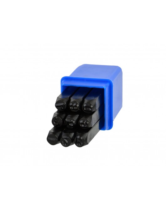 Poanson cu cifre, 5mm, 9 piese - G01807