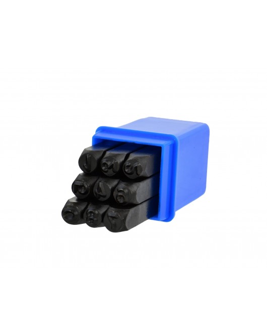 Poanson cu cifre, 6mm, 9 piese - G01810