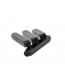 Poanson cu litere, 5mm, 27 piese - G01809