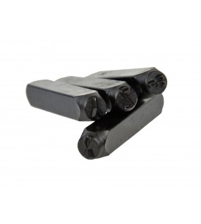 Poanson cu litere, 8mm, 27 piese - G01813