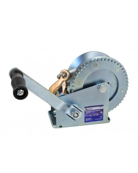 Troliu orizontal cu cablu 1000LB / 450kg 10m cablu - G01080