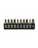 Set de șurubelnițe 59 buc. CRV GEKO (negru și galben) - G30558