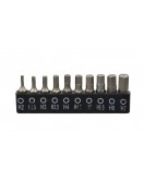 Set de șurubelnițe 59 buc. CRV GEKO (negru și galben) - G30558