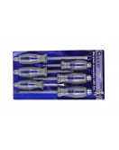 Șurubelnițe lăcătuș CRV 6 buc GEKO / blister - G30583